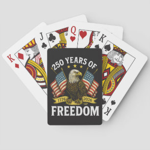 Baraja De Cartas Águila Calva 250 Años de Libertad 1776 2026