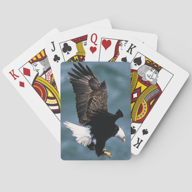 Baraja De Cartas Águila Calva - Ave Nacional De Estados Unidos (Reverso)