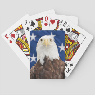 Baraja De Cartas Águila calva con las estrellas