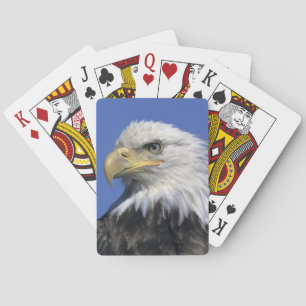 Baraja De Cartas Águila calva, (Haliaeetus leucocephalus), salvaje,