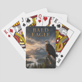 Baraja De Cartas Águila Calva Mountain Lake ANIMALES Póker