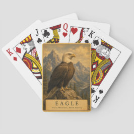 Baraja De Cartas Águila Montañas Rocosas VINTAGE