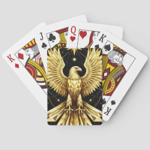 Baraja De Cartas Águila Ornamental Dorada