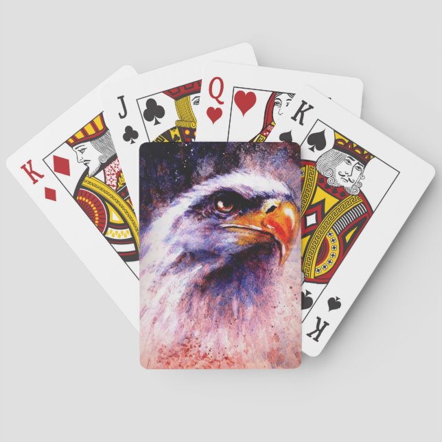 Baraja De Cartas Águila salvaje (Reverso)