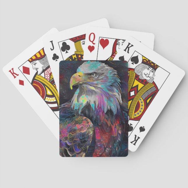 Baraja De Cartas Águila surrealista (Reverso)