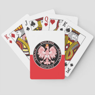 Baraja De Cartas Águila texana redonda de Polonia