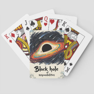 Baraja De Cartas Agujero negro de responsabilidades - Espacio diver
