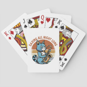 Baraja De Cartas Ahorrando toda la noche - Para saxofonistas