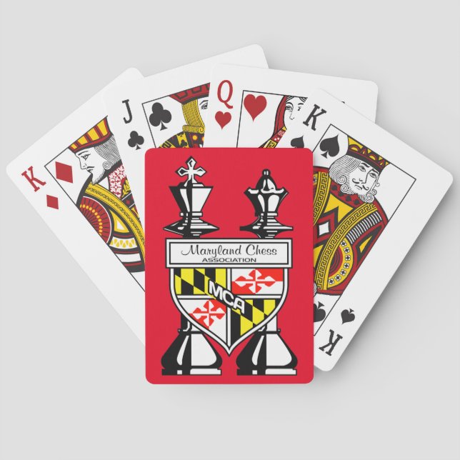 BARAJA DE CARTAS AJEDREZ DE MARYLAND (Reverso)