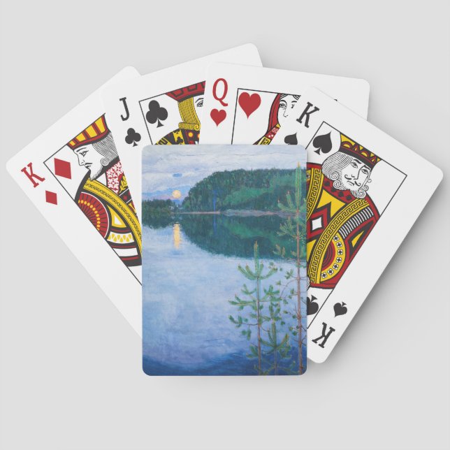 Baraja De Cartas Akseli Gallen-Kallela - Noche de primavera (Reverso)