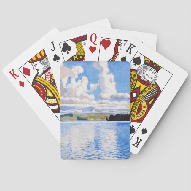 Baraja De Cartas Akseli Gallen-Kallela - Torres de nubes (Reverso)