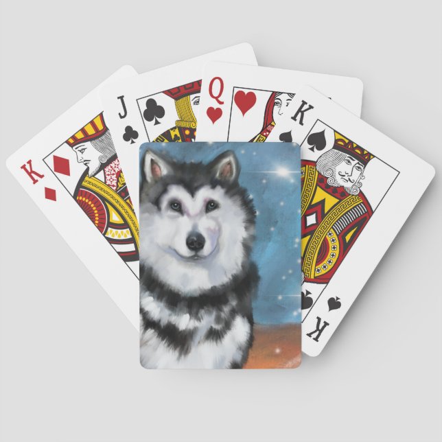 Baraja De Cartas Alaskan Malamute (Reverso)