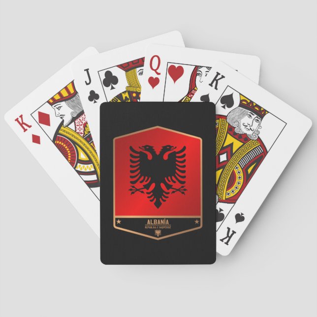 Baraja De Cartas Albania (Reverso)