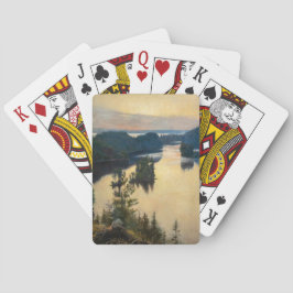 Baraja De Cartas Albert Edelfelt - Kaukola Ridge at Sunset