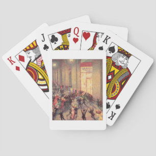 Baraja De Cartas Alboroto en el Galleria, 1909 (aceite en lona)