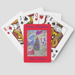 Baraja De Cartas Aldea de los navidades