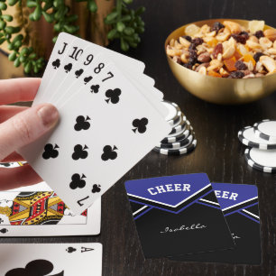 Baraja De Cartas Alegre azul oscuro