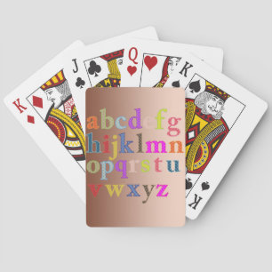 Baraja De Cartas Alfabeto
