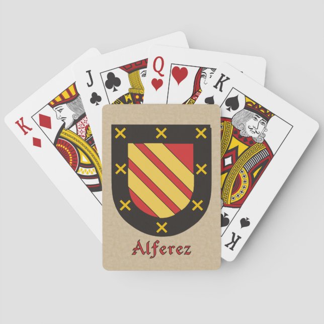 Baraja De Cartas Alferez Heraldic Shield (Reverso)