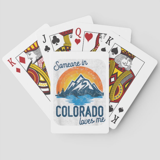 Baraja De Cartas Alguien En Colorado Me Ama (Reverso)