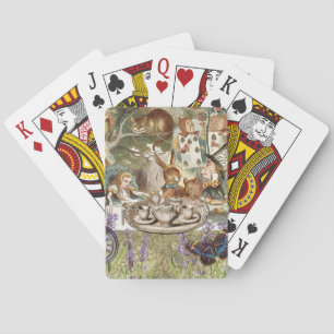 Baraja De Cartas Alice Adventures in Wonderland Mad Tea Party