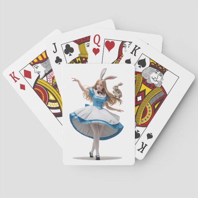 Baraja De Cartas Alice Bailando (Reverso)