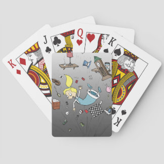 Baraja De Cartas Alice cayendo en el país de las maravillas
