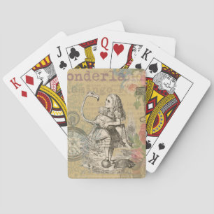 Baraja De Cartas Alice in Wonderland Flamingo Classic