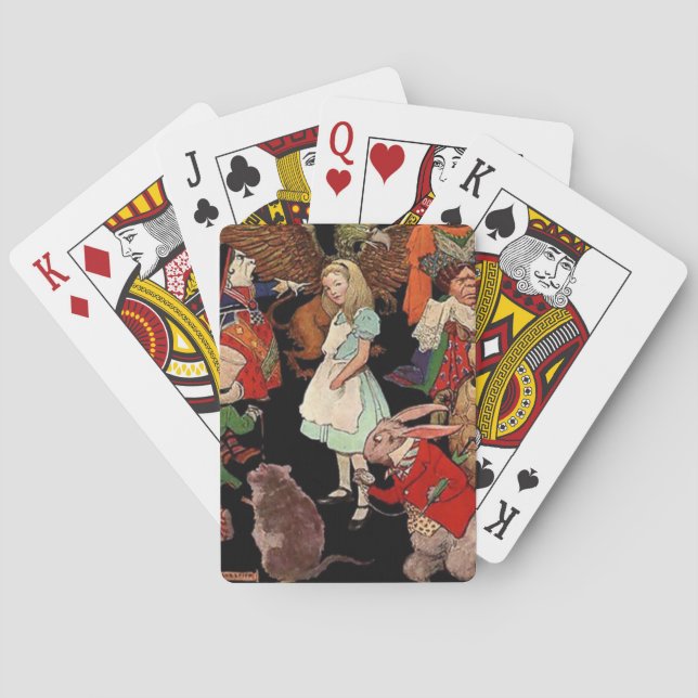 Baraja De Cartas Alice in Wonderland , Jessie Willcox Smith (Reverso)