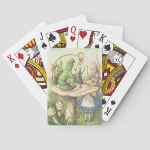 Baraja De Cartas Alice se reúne con la oruga