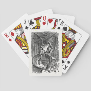 Baraja De Cartas Alicia a través del espejo - El jabberwocky