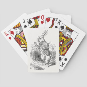 Baraja De Cartas Alicia en el país de las maravillas, conejo blanco