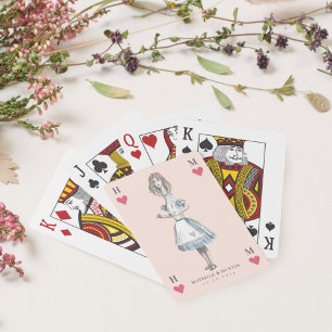 Baraja De Cartas Alicia vintage en el País de las Maravillas me beb