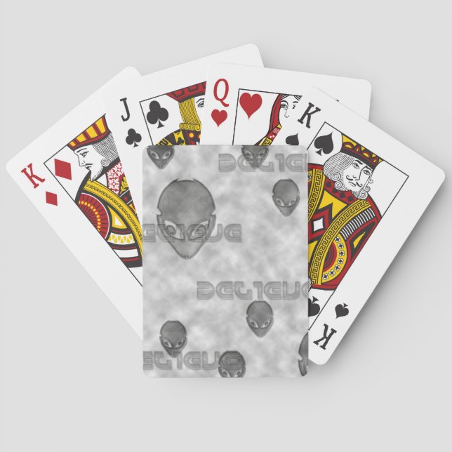 Baraja De Cartas Alien Believe (Reverso)