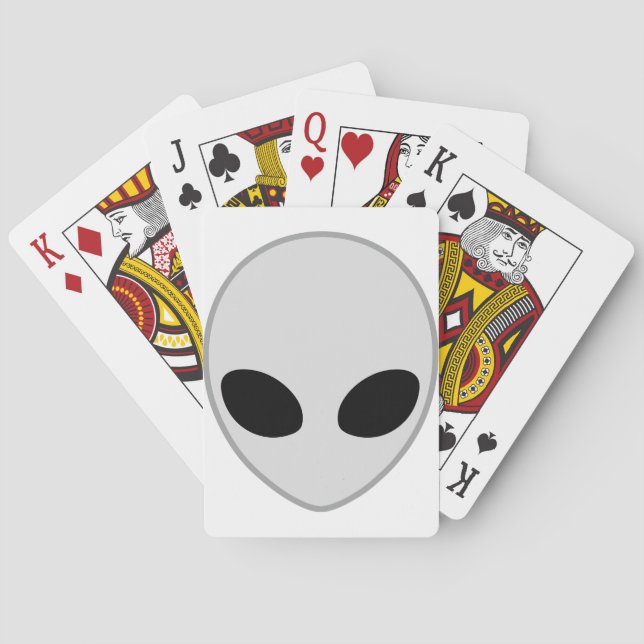 Baraja De Cartas Alien Head (Reverso)
