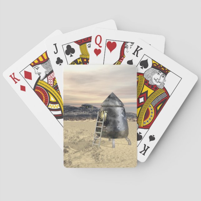 Baraja De Cartas Alien Lander (Reverso)