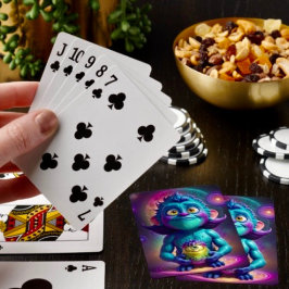 Baraja De Cartas Alienígena del espacio y amigo