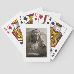 Baraja De Cartas Alivio de la tumba del busto del retrato, romano,