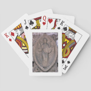 Baraja De Cartas Alivio que representa a Cristo en un mandorla, del