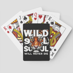 Baraja De Cartas "Alma salvaje - Fierce Tigre Ojos Arte Motivaciona