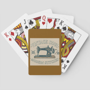 Baraja De Cartas Alma Vintage Costuras Modernas de Costura