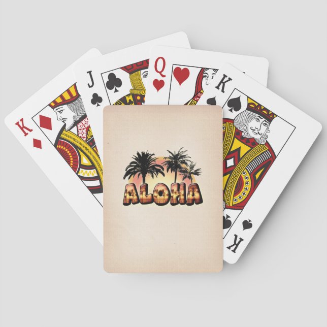 Baraja De Cartas Aloha (Reverso)