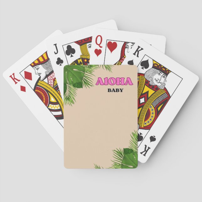 Baraja De Cartas Aloha Baby Play Cards (Reverso)