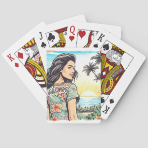 Baraja De Cartas Aloha Chica