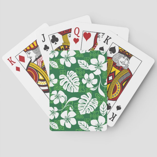 BARAJA DE CARTAS ALOHA FRIDAY (VERDE) (Reverso)