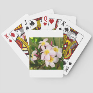 Baraja De Cartas Aloha Hawaii Frangipani florece ducha de novias