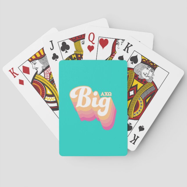 Baraja De Cartas Alpha Chi Omega | Hermana Mayor (Reverso)