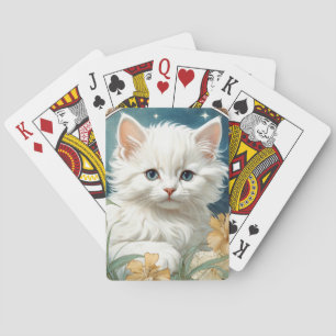 Baraja De Cartas Alphonse Mucha Art Nouveau Kitten