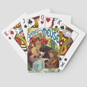 Baraja De Cartas Alphonse Mucha Bieres De La Meuse