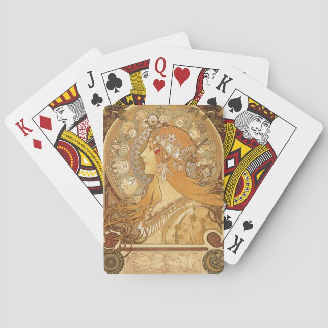 Baraja De Cartas Alphonse Mucha Masterpiece Collection Deck (Reverso)